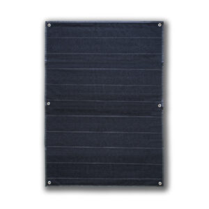 Panneau Velcro noir pour badges avec oeuillets (70x100cm) – M