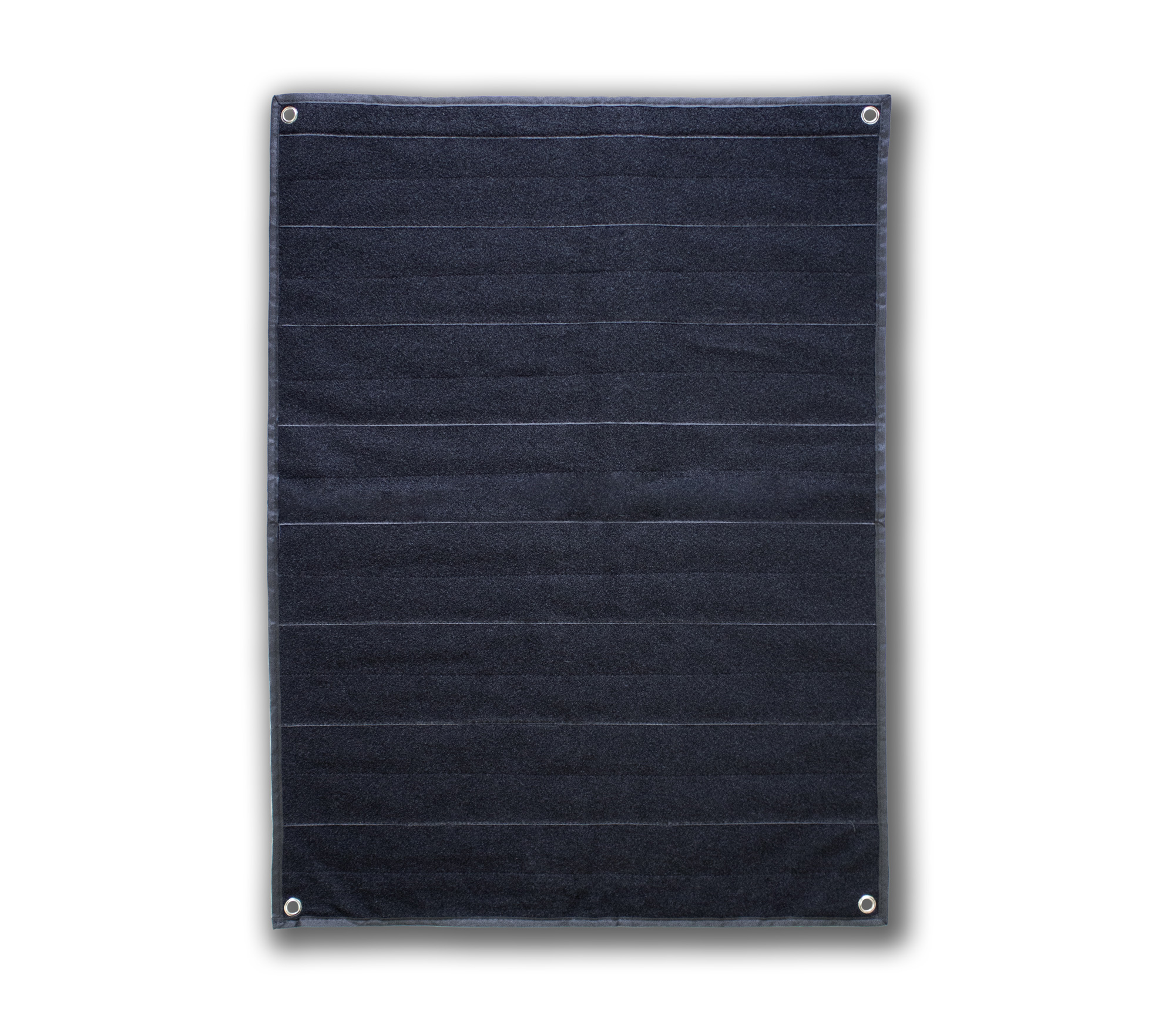 Panneau Velcro noir pour badges avec oeuillets (70x100cm) – L