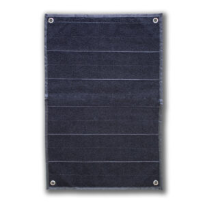 Panneau Velcro noir pour badges avec oeuillets (70x100cm) – S