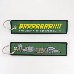 Porte-clés A-10 Thunderbolt Brrrrr!!!!