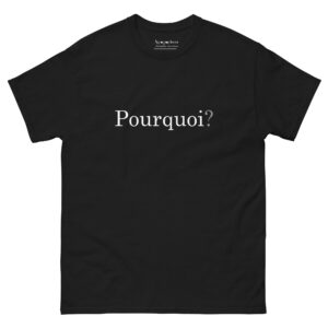 T-shirt Typographie Point d'interrogation