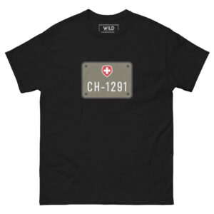 T-shirt Immatriculation vélo Armée Suisse