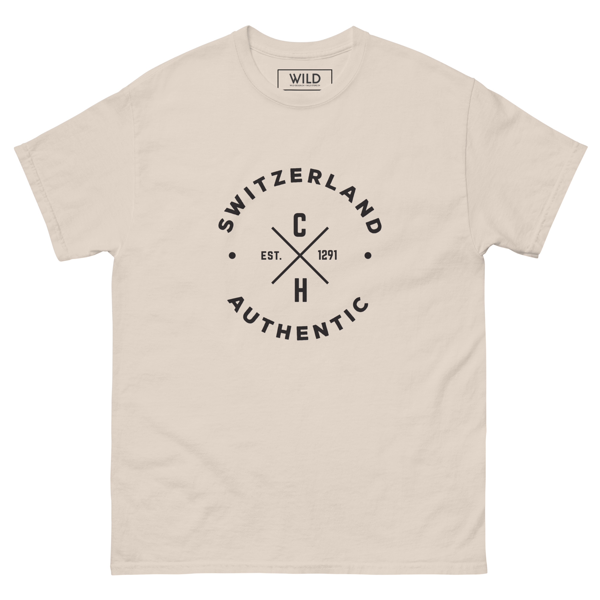 T-shirt Switzerland Authentic Noir
