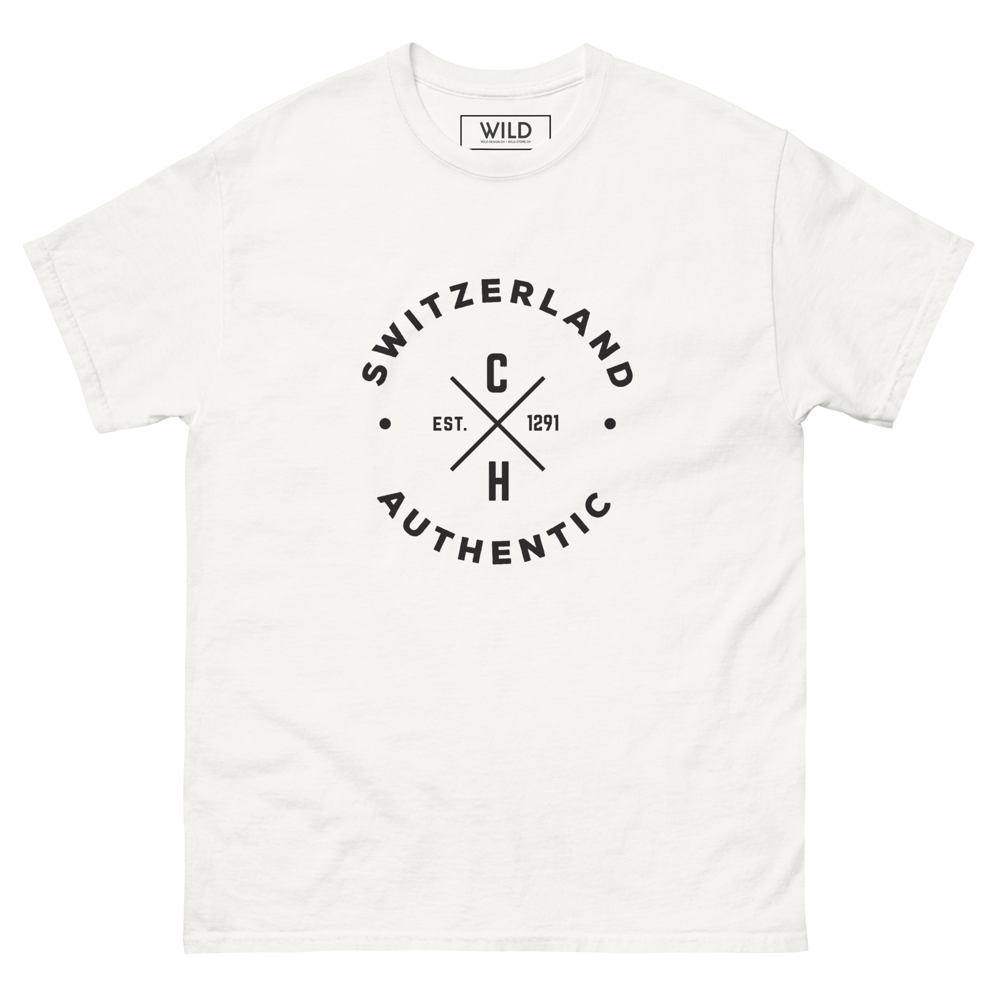 T-shirt Switzerland Authentic Noir