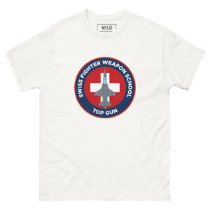 T-shirt Swiss fighter weapons school