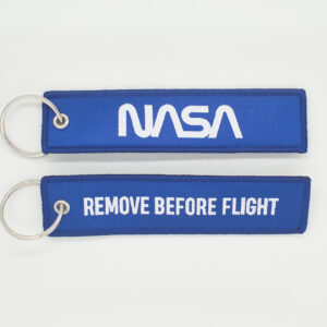 Porte-cles Logo NASA bleu