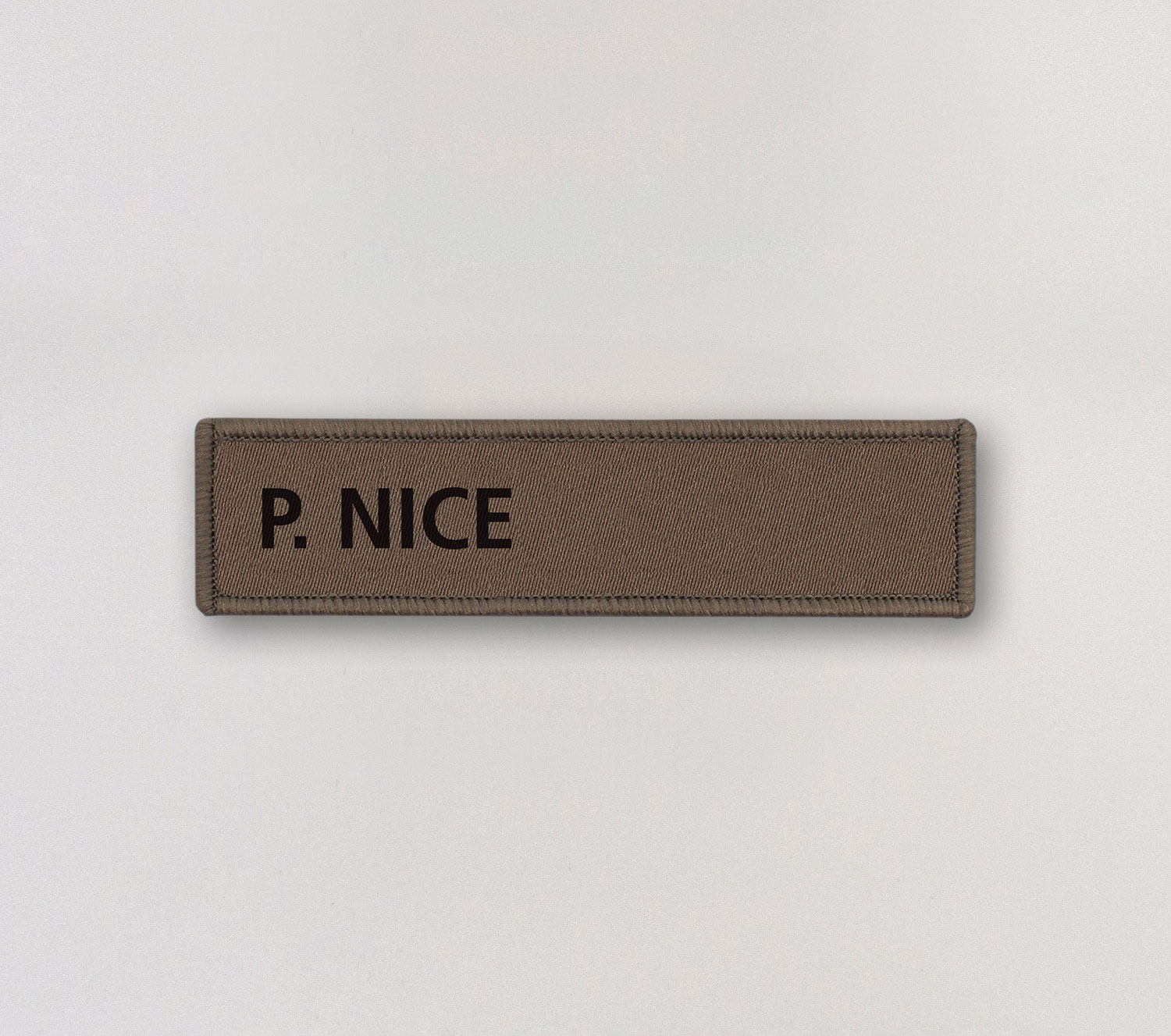 patch nom Armée suisse P. NICE